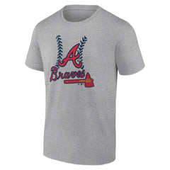 Atlanta Braves Fastball T-Shirt - Heather Gray - MLB Lifestyle