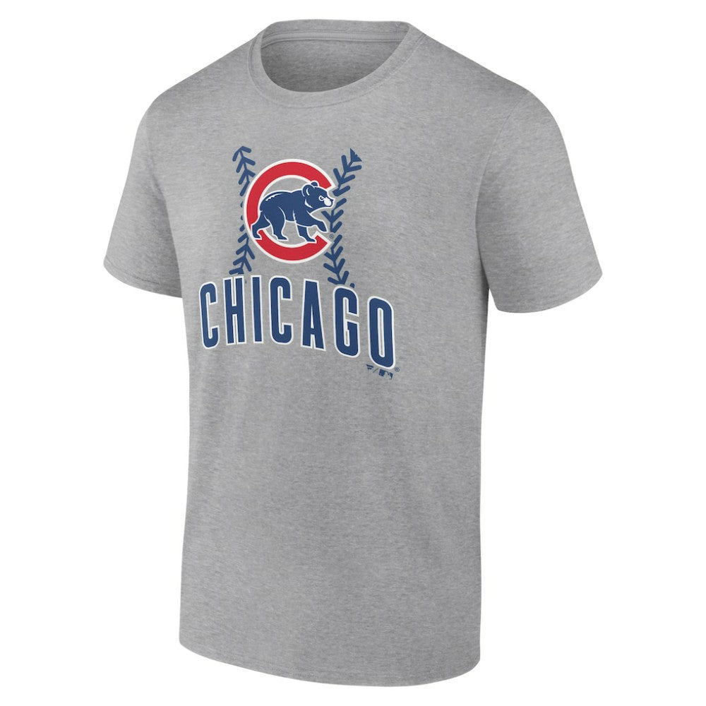Chicago Cubs Fastball T-Shirt - Heather Gray - MLB Sale