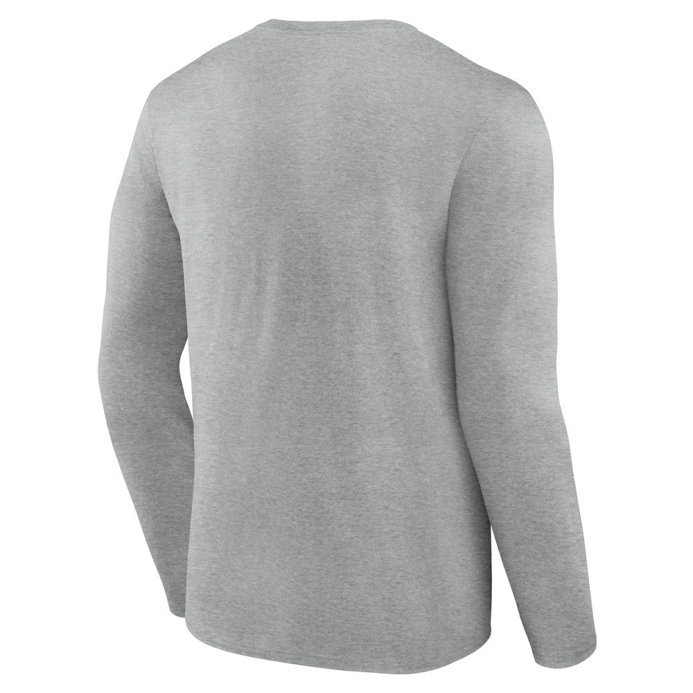 Cincinnati Reds Fastball Long Sleeve T-Shirt - Gray - MLB Sale