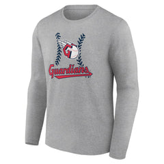 Cleveland Guardians Fastball Long Sleeve T-Shirt - Gray - MLB Discount