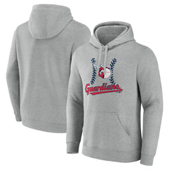Cleveland Guardians Fastball Pullover Hoodie - Gray - MLB Lifestyle
