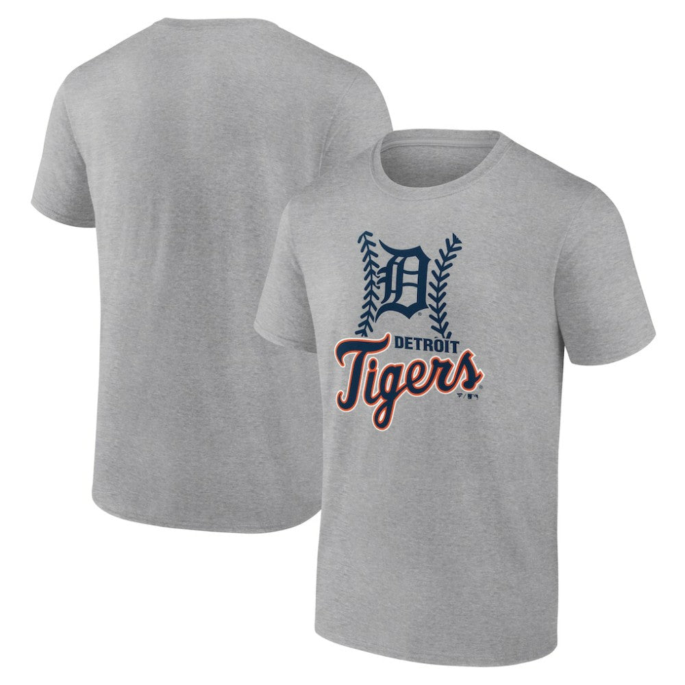 Detroit Tigers Fastball T-Shirt - Heather Gray - MLB Discount