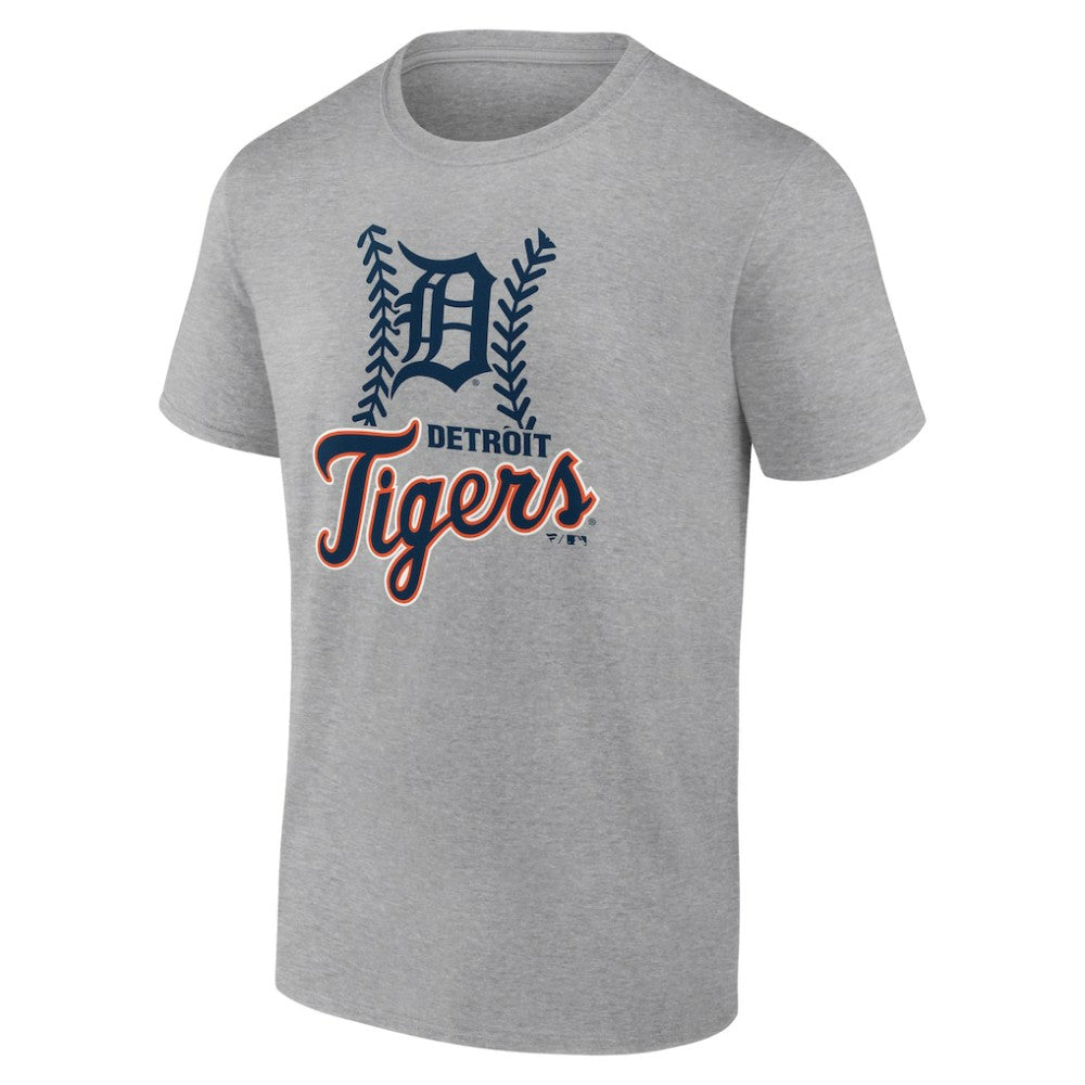 Detroit Tigers Fastball T-Shirt - Heather Gray - MLB Discount