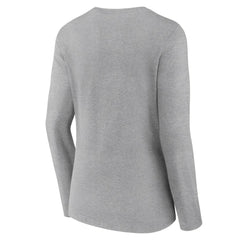 Detroit Tigers Women's Fastball Long Sleeve V-Neck T-Shirt - Gray - MLB Online
