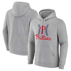 Philadelphia Phillies Fastball Pullover Hoodie - Gray - MLB on Sale