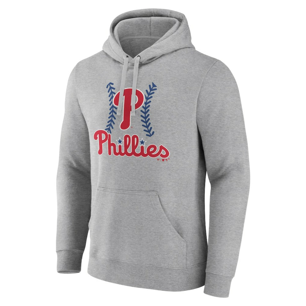Philadelphia Phillies Fastball Pullover Hoodie - Gray - MLB on Sale