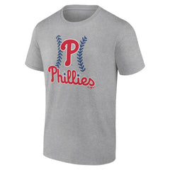 Philadelphia Phillies Fastball T-Shirt - Heather Gray - MLB Lifestyle