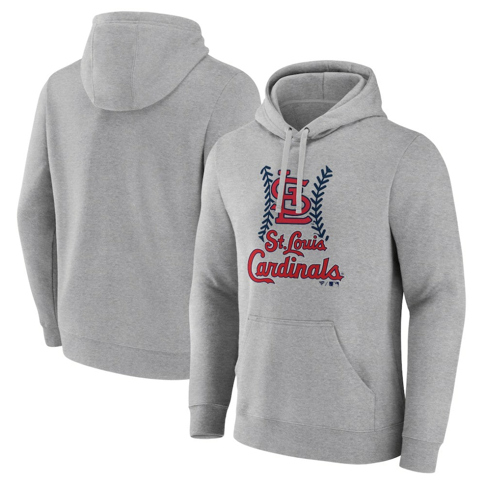 St. Louis Cardinals Fastball Pullover Hoodie - Gray - MLB on Sale