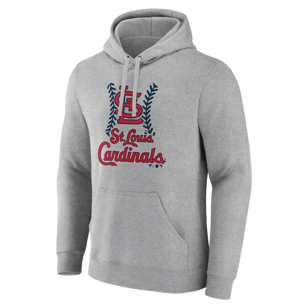 St. Louis Cardinals Fastball Pullover Hoodie - Gray - MLB on Sale
