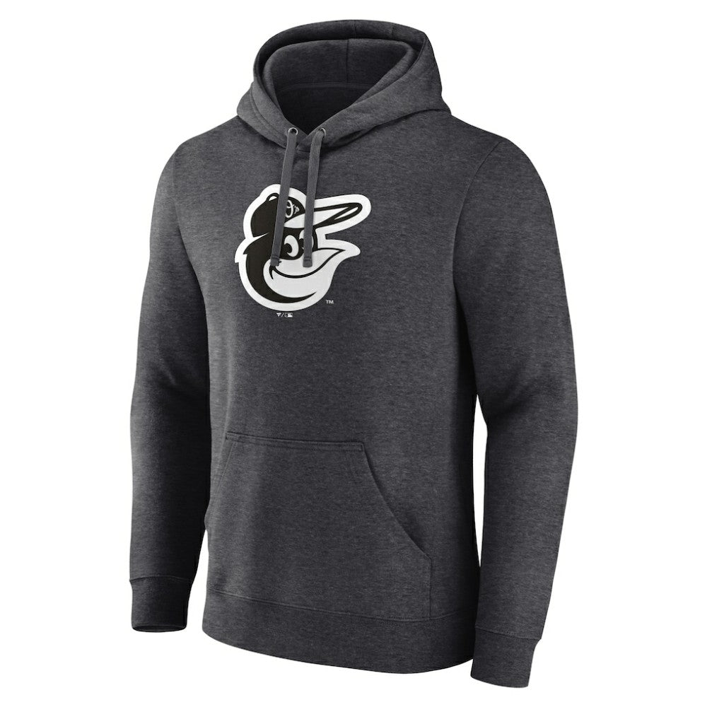 Baltimore Orioles Monochrome Pullover Hoodie - Charcoal - MLB Online