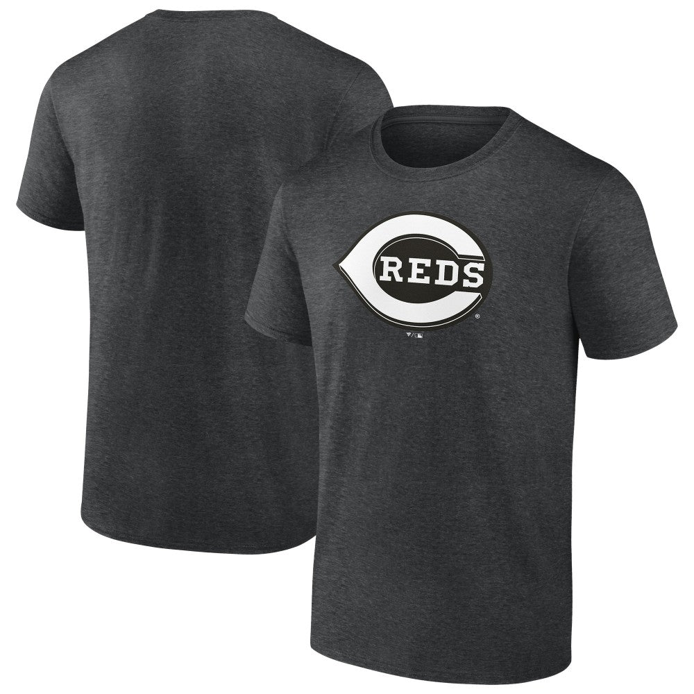 Cincinnati Reds Monochrome T-Shirt - Charcoal - MLB Discount