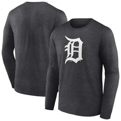 Detroit Tigers Monochrome Long Sleeve T-Shirt - Charcoal - MLB Online
