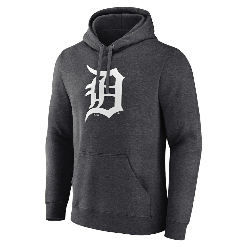 Detroit Tigers Monochrome Pullover Hoodie - Charcoal - MLB Sale