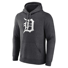Detroit Tigers Monochrome Pullover Hoodie - Charcoal - MLB Sale