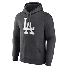 Los Angeles Dodgers Monochrome Pullover Hoodie - Charcoal - MLB Sale