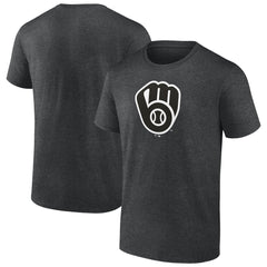 Milwaukee Brewers Monochrome T-Shirt - Charcoal - MLB Discount