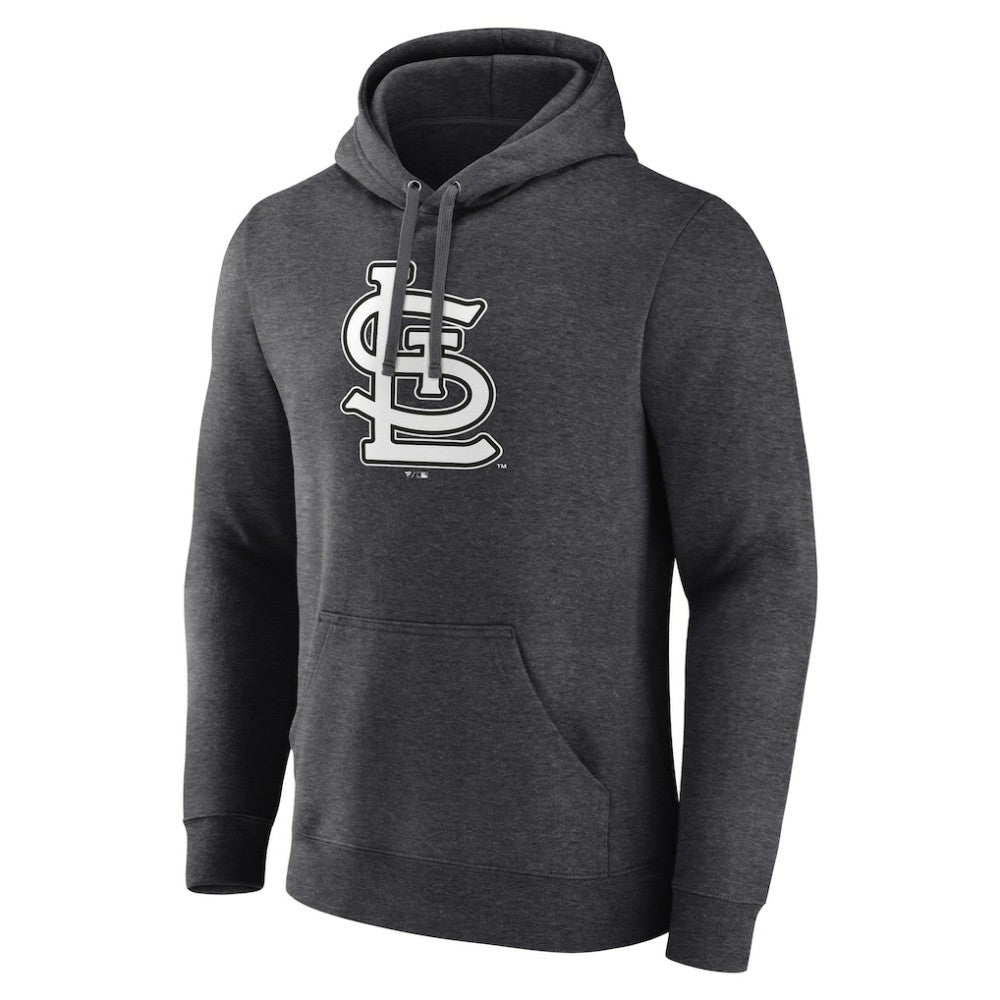 St. Louis Cardinals Monochrome Pullover Hoodie - Charcoal - MLB Sale
