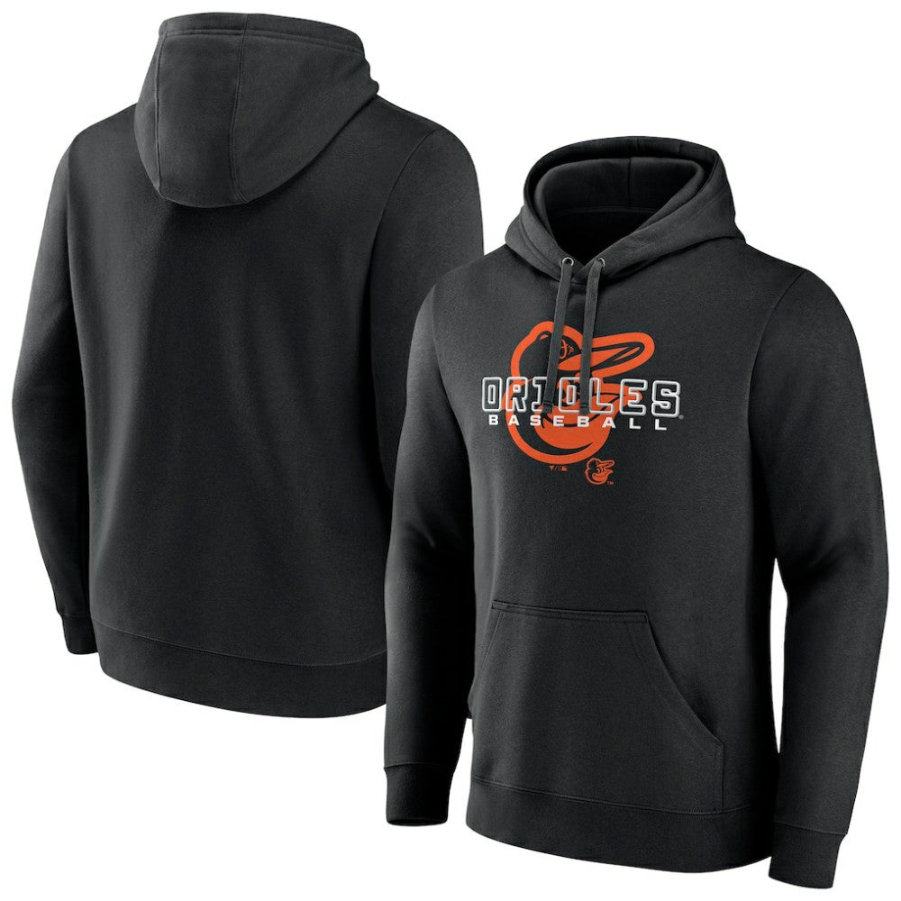 Baltimore Orioles Stellar Pullover Hoodie - Black - MLB Lifestyle