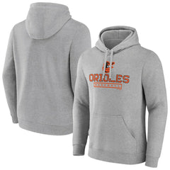 Baltimore Orioles Evanston Stencil Pullover Hoodie - Gray - MLB on Sale