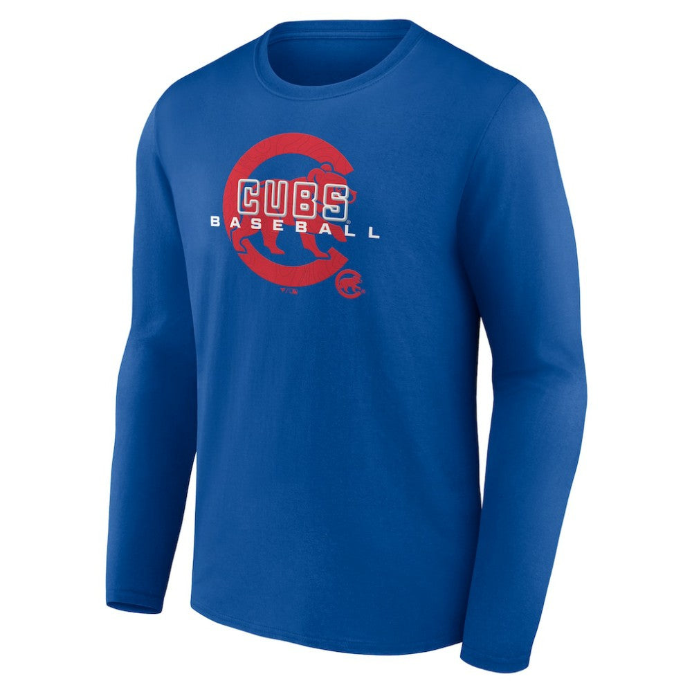 Chicago Cubs Stellar Long Sleeve T-Shirt - Royal - MLB Lifestyle