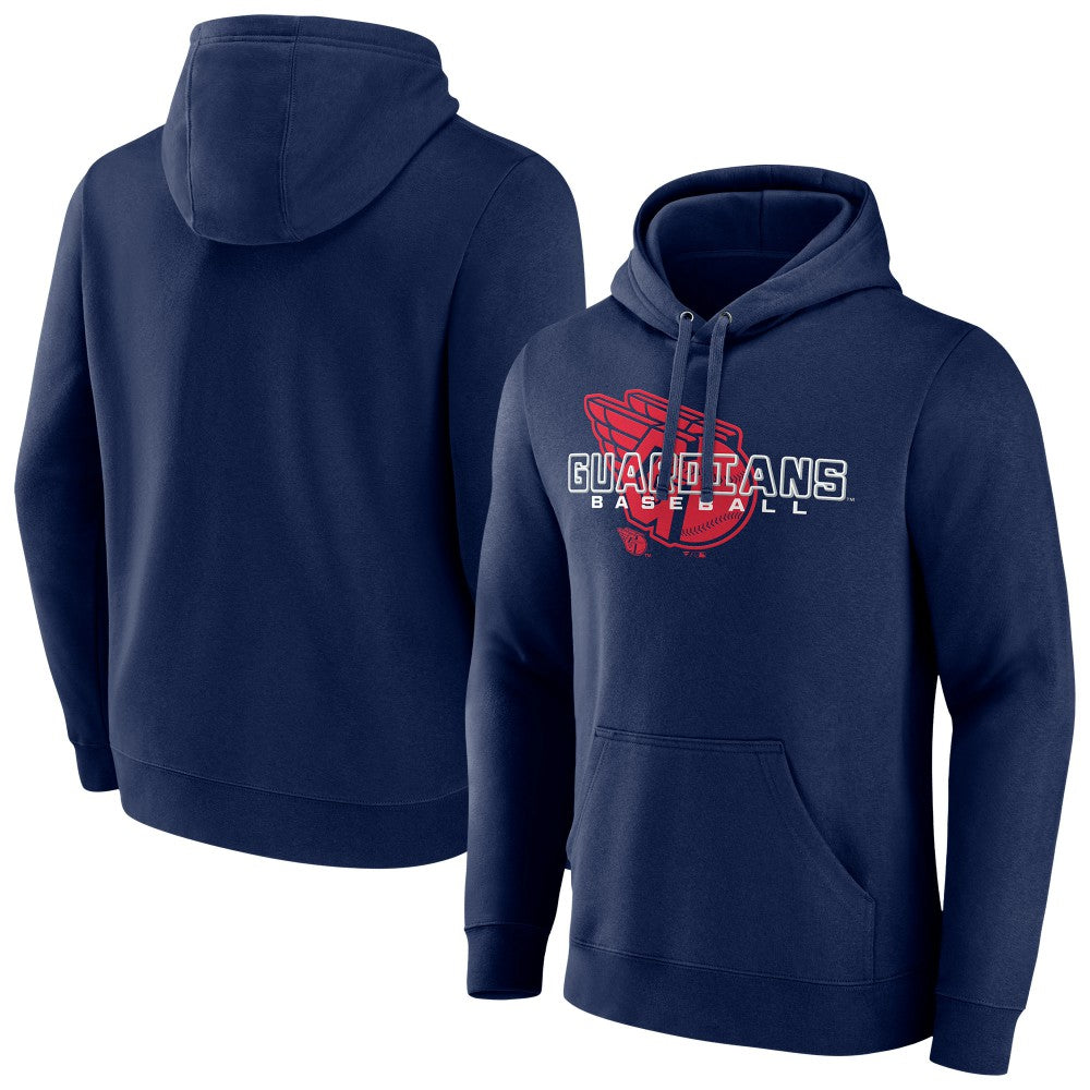 Cleveland Guardians Stellar Pullover Hoodie - Navy - MLB Lifestyle