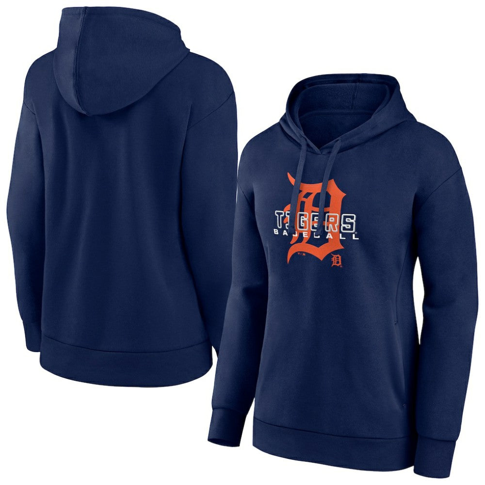 Detroit Tigers Women's Stellar Pullover Hoodie - Navy - MLB Online
