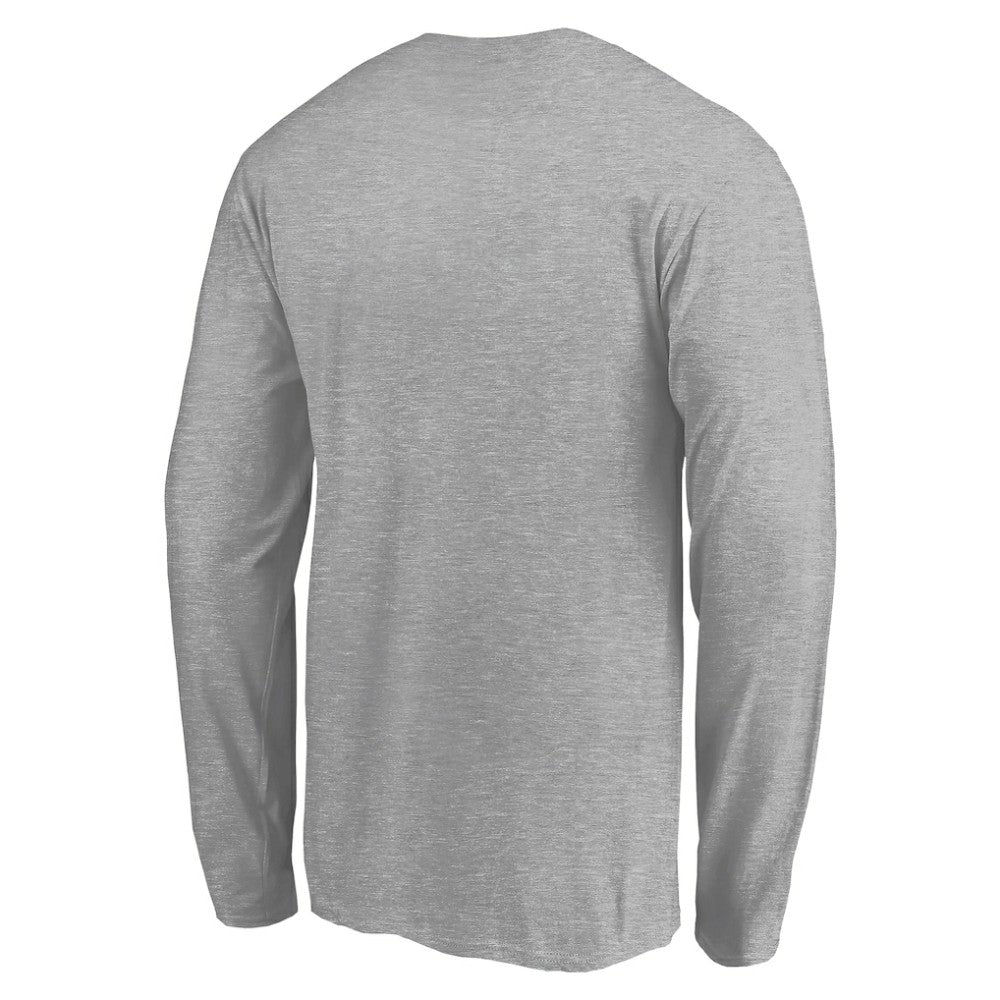 Detroit Tigers Evanston Stencil Long Sleeve T-Shirt - Gray - MLB Online