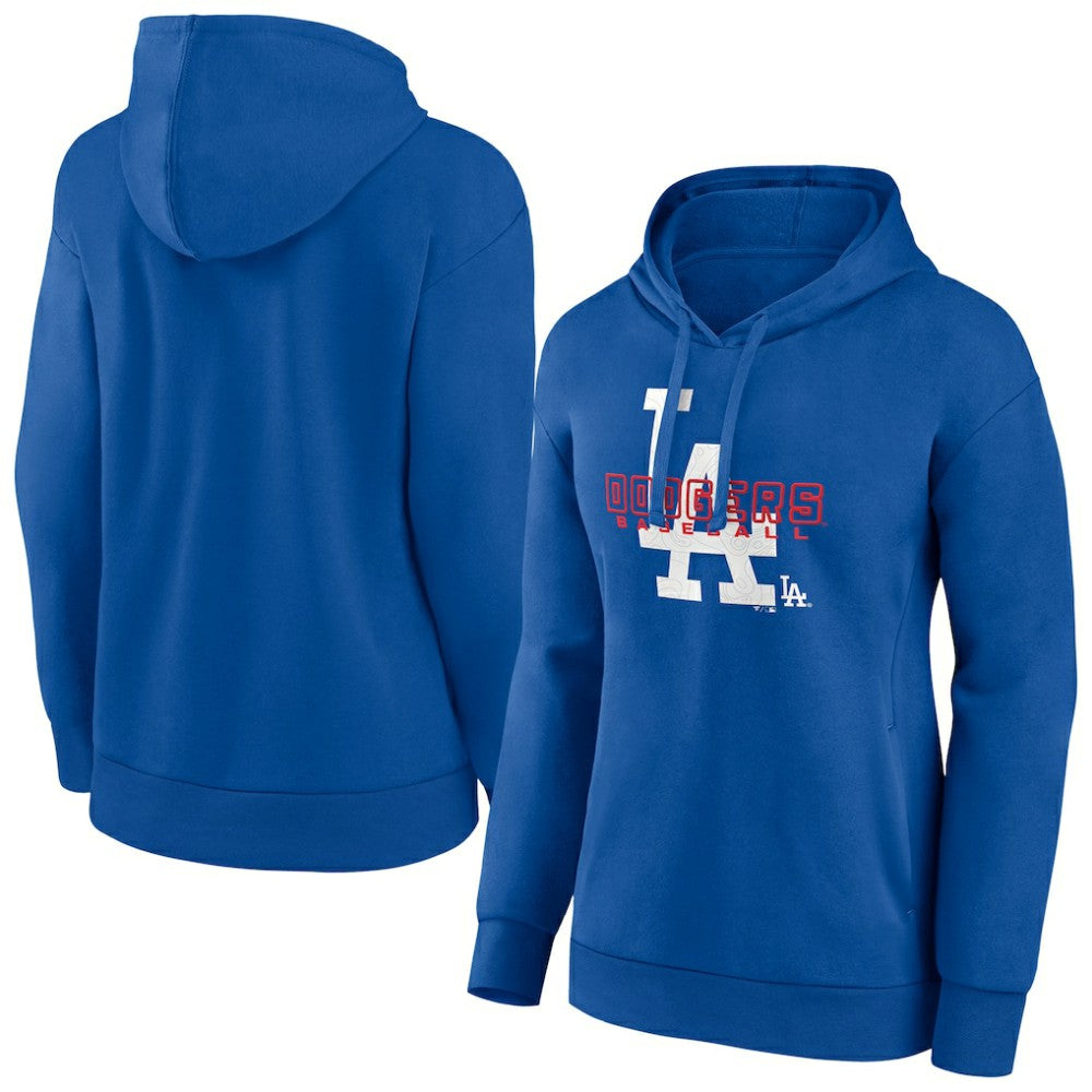 Los Angeles Dodgers Women's Stellar Pullover Hoodie - Royal - MLB on Sale