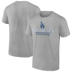 Los Angeles Dodgers Evanston Stencil T-Shirt - Heather Gray - MLB on Sale