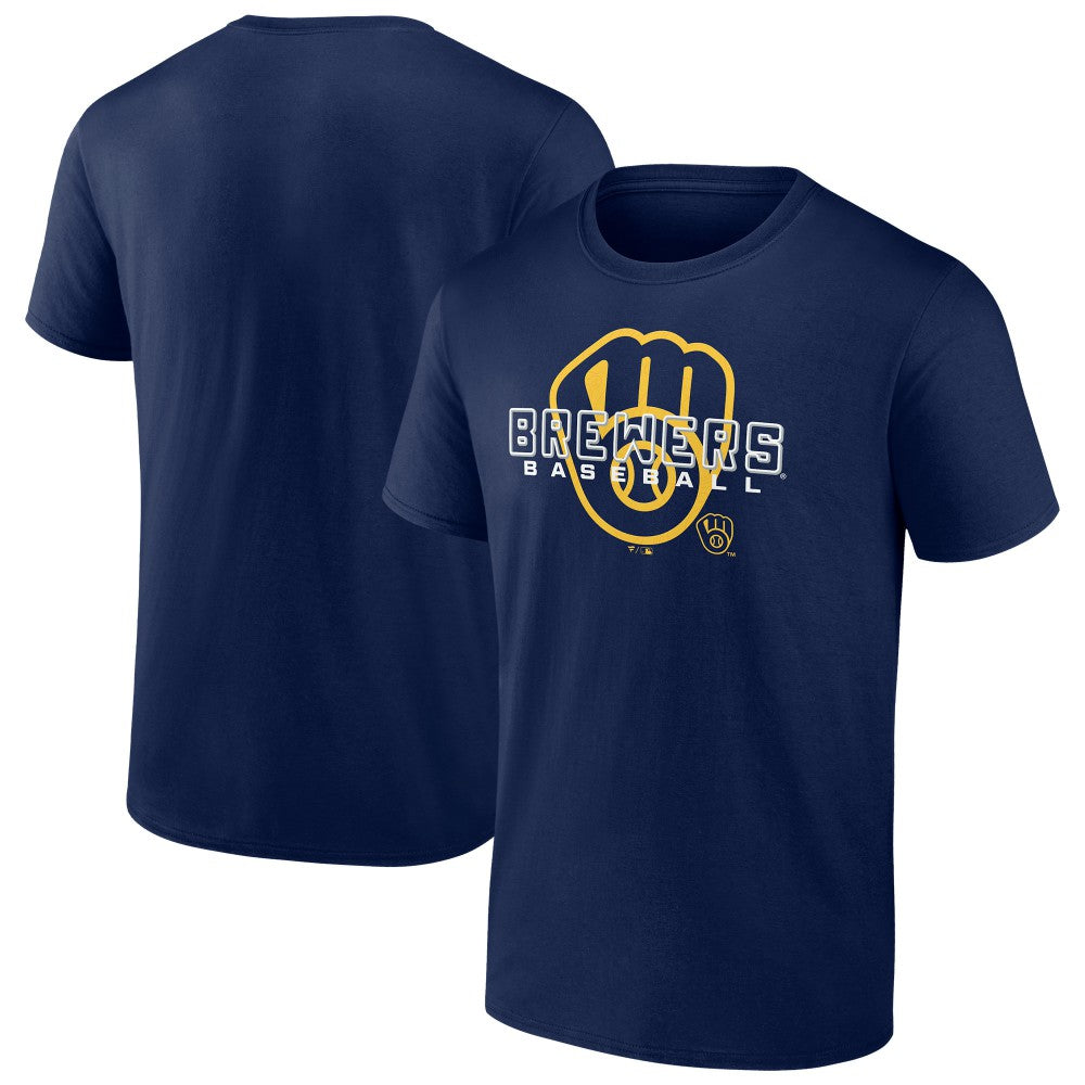 Milwaukee Brewers Stellar T-Shirt - Navy - MLB Online