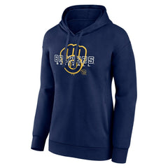 Milwaukee Brewers Women's Stellar Pullover Hoodie - Navy - MLB Online