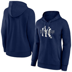 New York Yankees Women's Stellar Pullover Hoodie - Navy - MLB Online