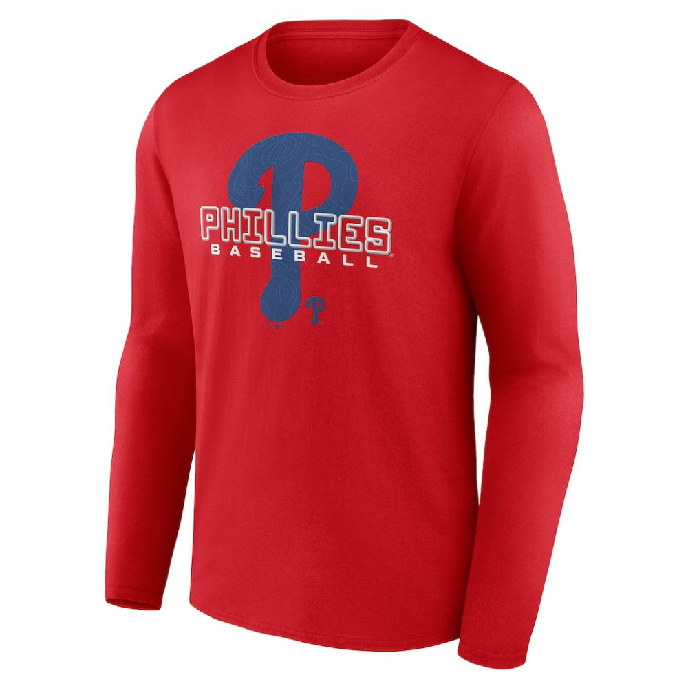 Philadelphia Phillies Stellar Long Sleeve T-Shirt - Red - MLB Sale