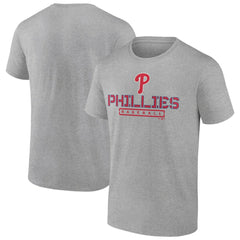 Philadelphia Phillies Evanston Stencil T-Shirt - Heather Gray - MLB Online