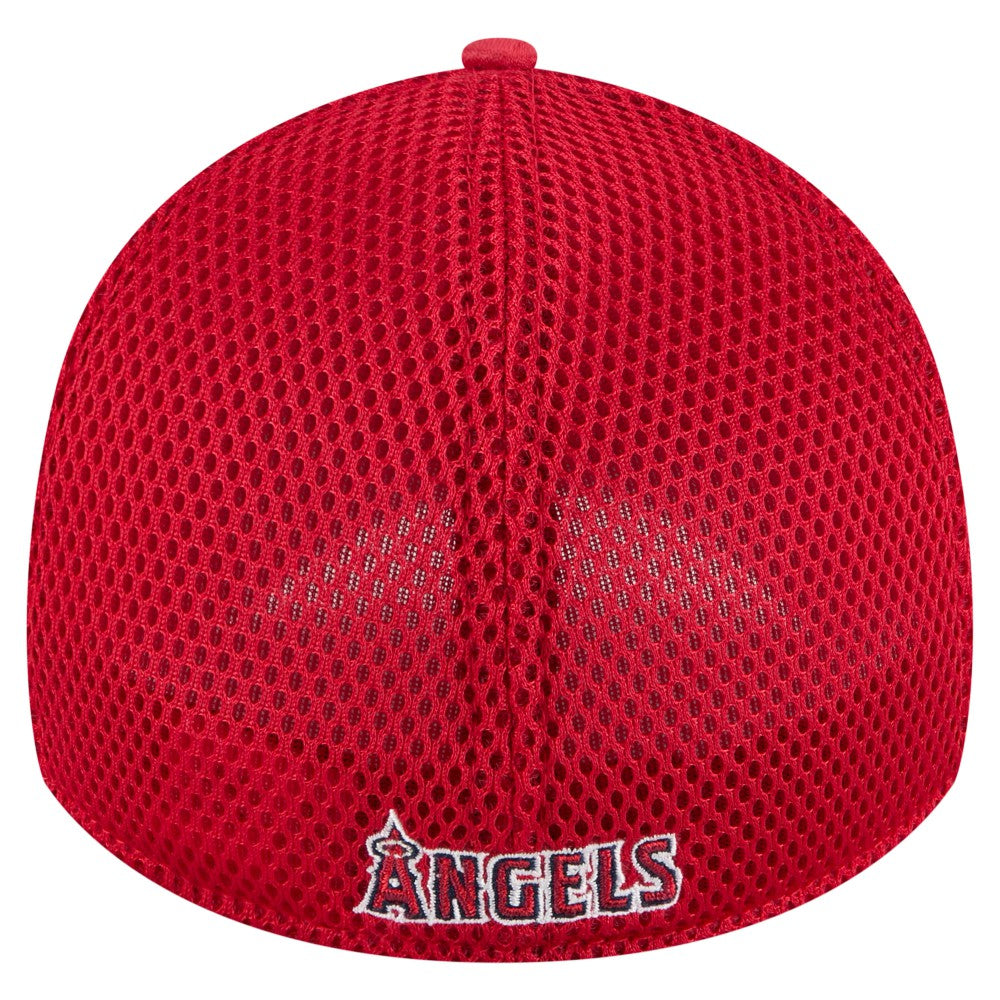 Los Angeles Angels New Era Subtle Camo 39THIRTY Flex Hat - Red - New Era Discount