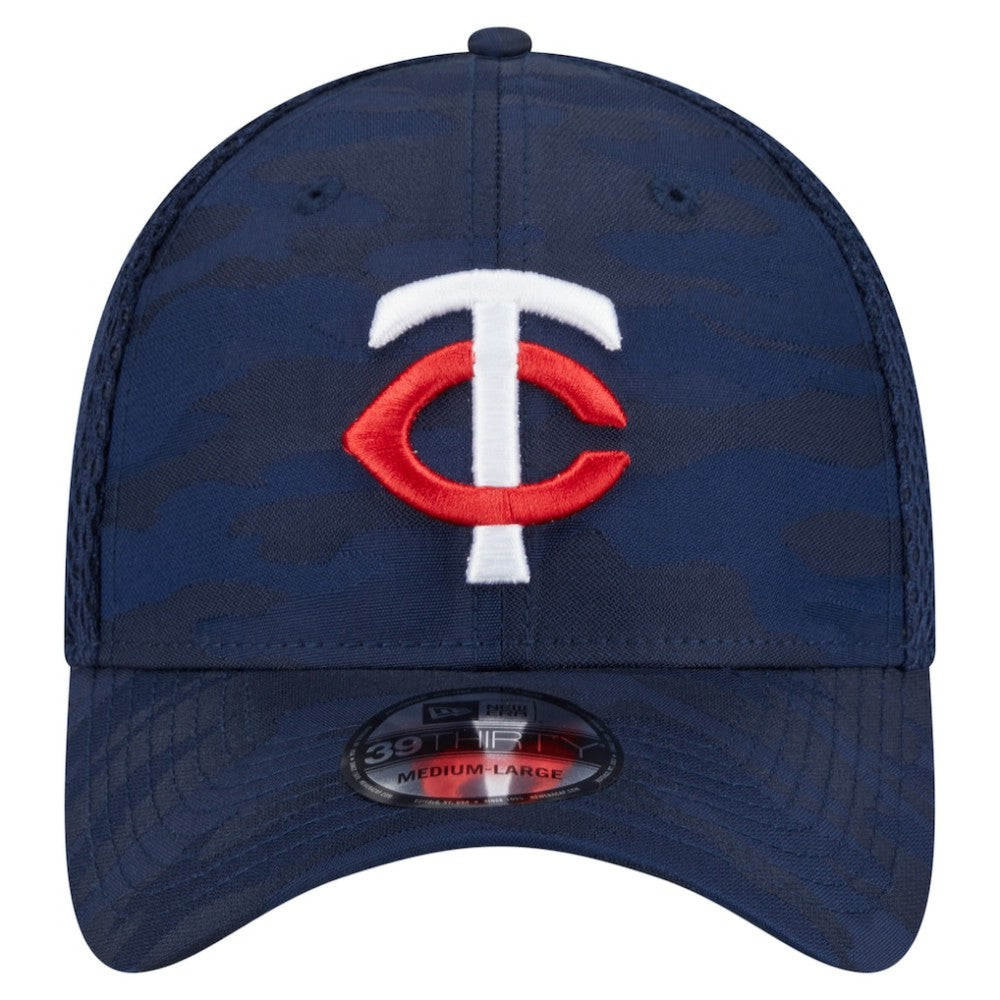 Minnesota Twins New Era Subtle Camo 39THIRTY Flex Hat - Navy - New Era Online