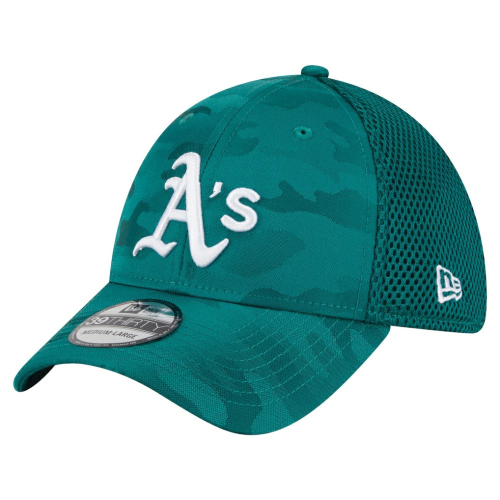Athletics New Era Subtle Camo 39THIRTY Flex Hat - Green - New Era Lifestyle