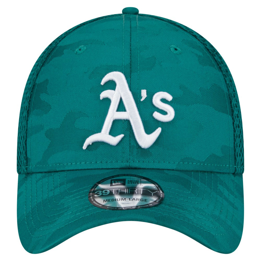 Athletics New Era Subtle Camo 39THIRTY Flex Hat - Green - New Era Lifestyle