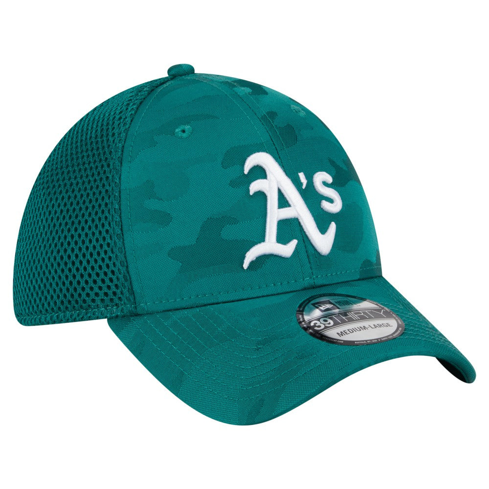 Athletics New Era Subtle Camo 39THIRTY Flex Hat - Green - New Era Lifestyle