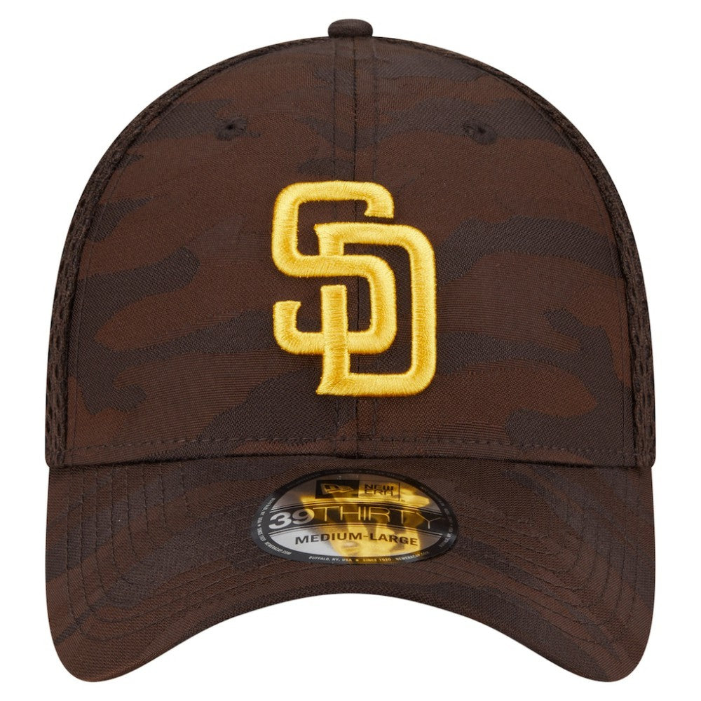 San Diego Padres New Era Subtle Camo 39THIRTY Flex Hat - Dark Brown - New Era Sale