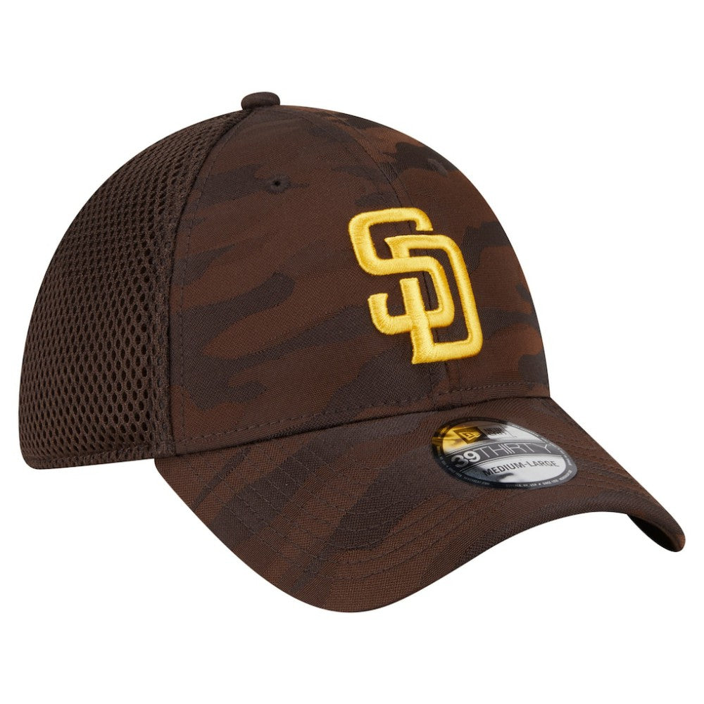 San Diego Padres New Era Subtle Camo 39THIRTY Flex Hat - Dark Brown - New Era Sale