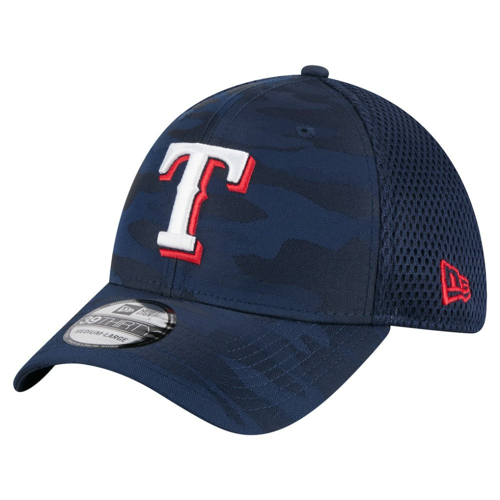 Texas Rangers New Era Subtle Camo 39THIRTY Flex Hat - Navy - New Era Online