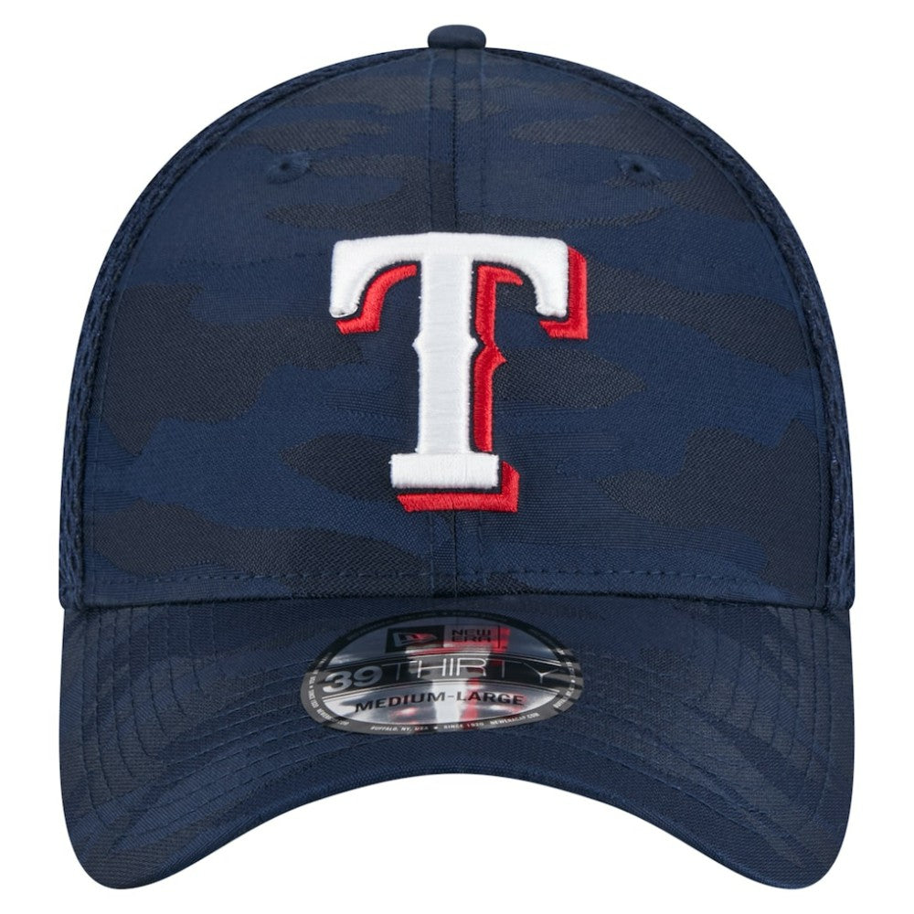 Texas Rangers New Era Subtle Camo 39THIRTY Flex Hat - Navy - New Era Online