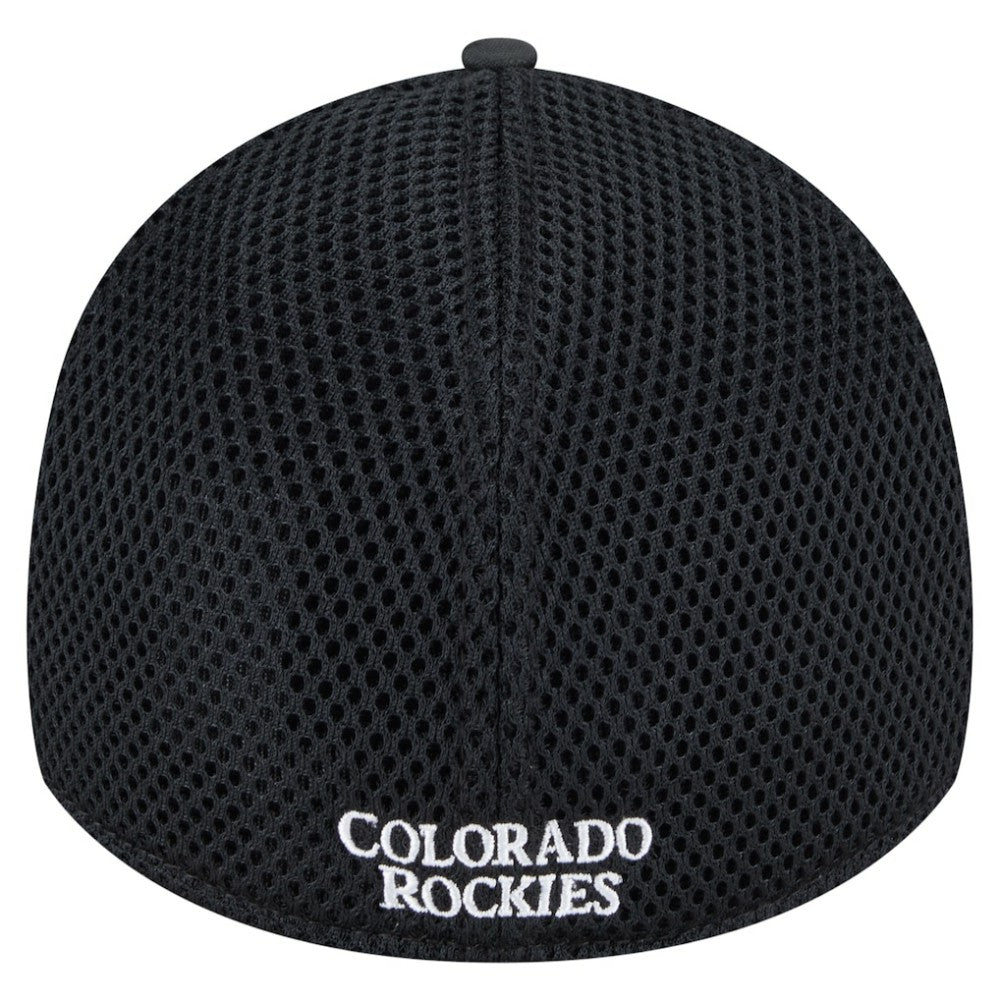 Colorado Rockies New Era Subtle Camo 39THIRTY Flex Hat - Black - New Era on Sale