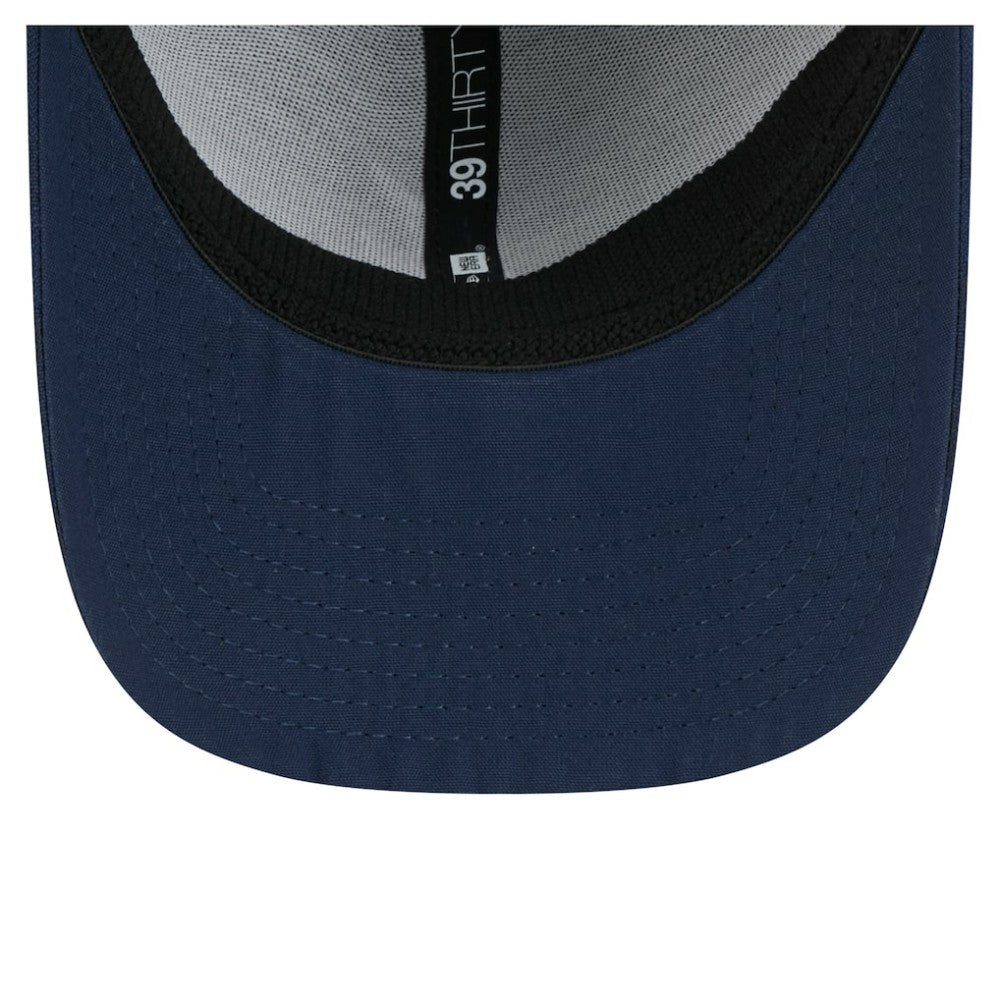 Atlanta Braves New Era Subtle Camo 39THIRTY Flex Hat - Navy - New Era Lifestyle