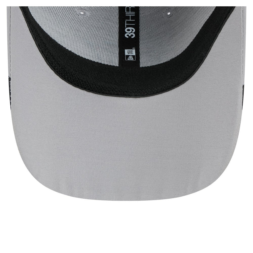 Miami Marlins New Era Linear 39THIRTY Flex Hat - Gray - New Era Lifestyle