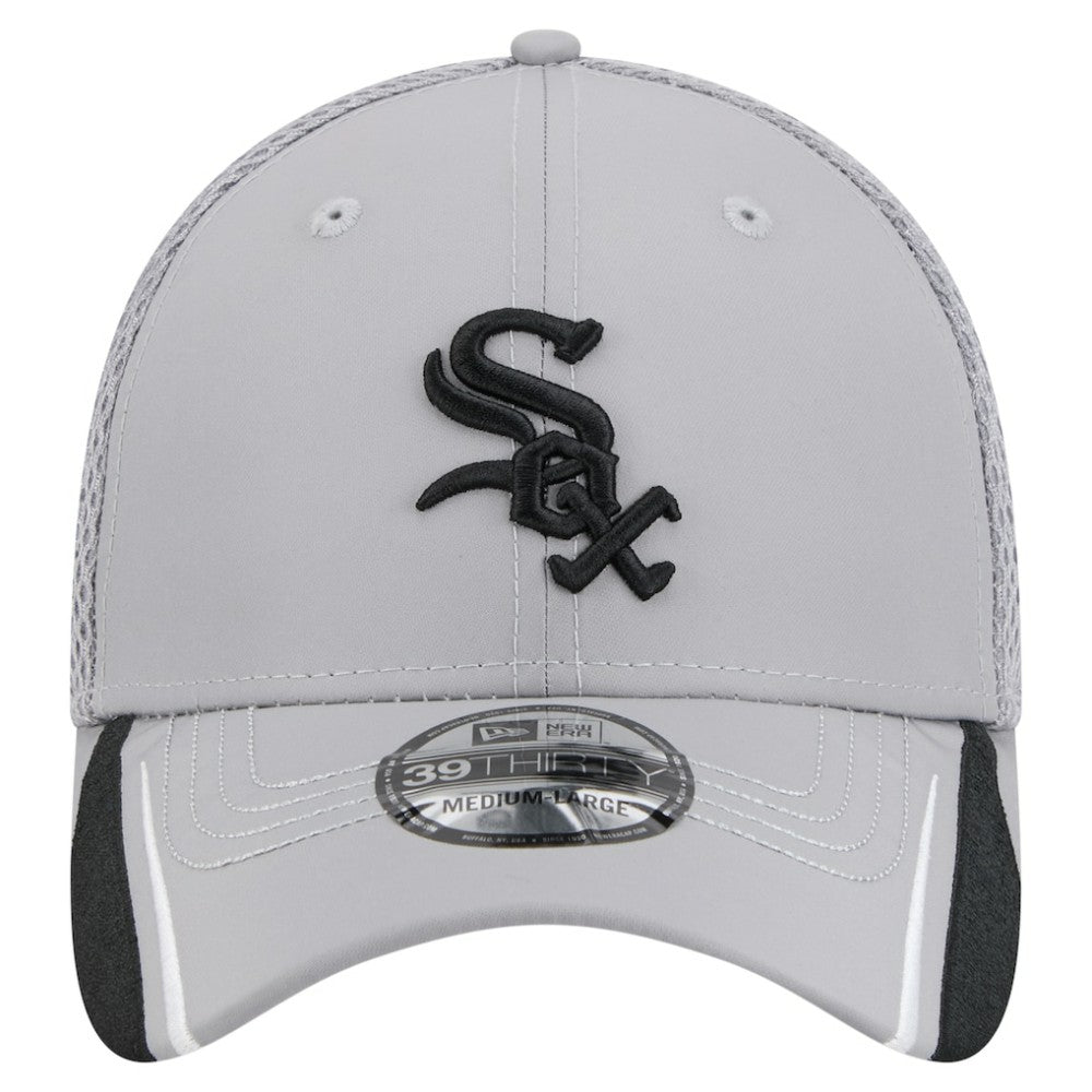 Chicago White Sox New Era Linear 39THIRTY Flex Hat - Gray - New Era Discount
