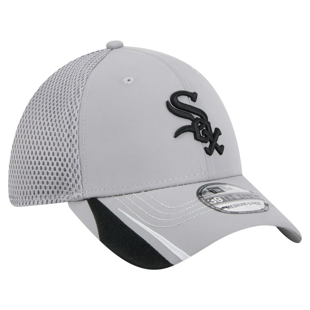 Chicago White Sox New Era Linear 39THIRTY Flex Hat - Gray - New Era Discount