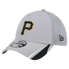 Pittsburgh Pirates New Era Linear 39THIRTY Flex Hat - Gray - New Era Online