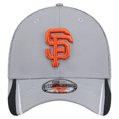 San Francisco Giants New Era Linear 39THIRTY Flex Hat - Gray - New Era Discount